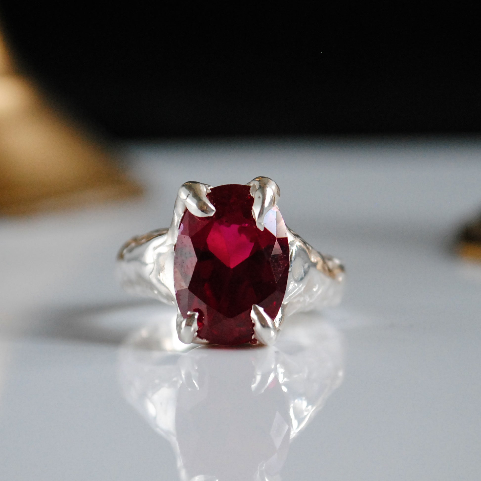 The Baptist - Hephaestus Ruby Ring