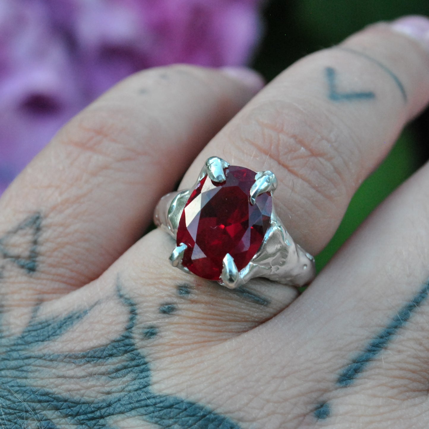 The Baptist - Hephaestus Ruby Ring