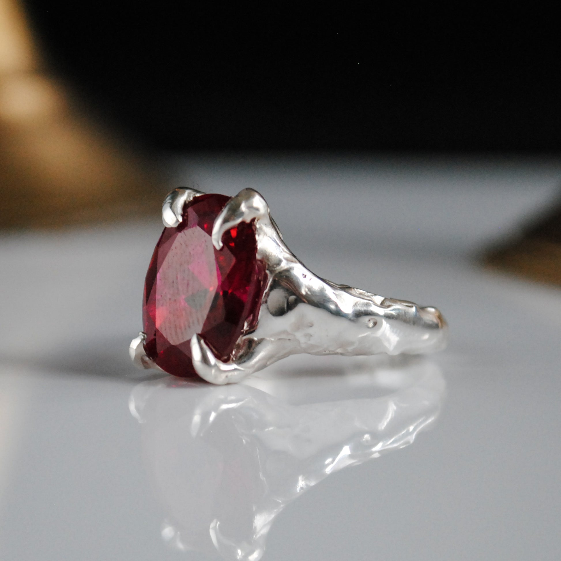 The Baptist - Hephaestus Ruby Ring